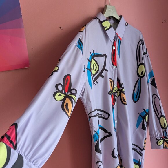 Oversize long sleeve Button Up - Picture 4 of 5